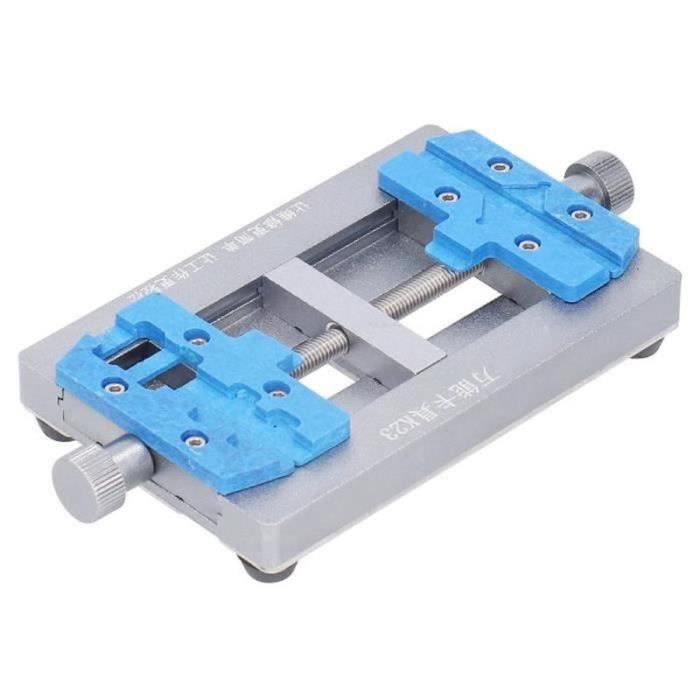 Support Fixation PCB BGA Pour Réparation Téléphone - Plateforme Jig Soudure Carte Mère - Acier 50# - 15×9 Cm