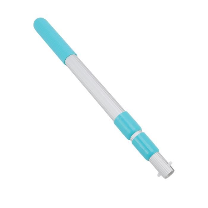 Épuisette Pour Piscine Avec Manche Télescopique 90 Cm – Filet En PP, Structure Aluminium – Pour Nettoyer Feuilles, Insectes, Débris – Bassin, étang, Fontaine