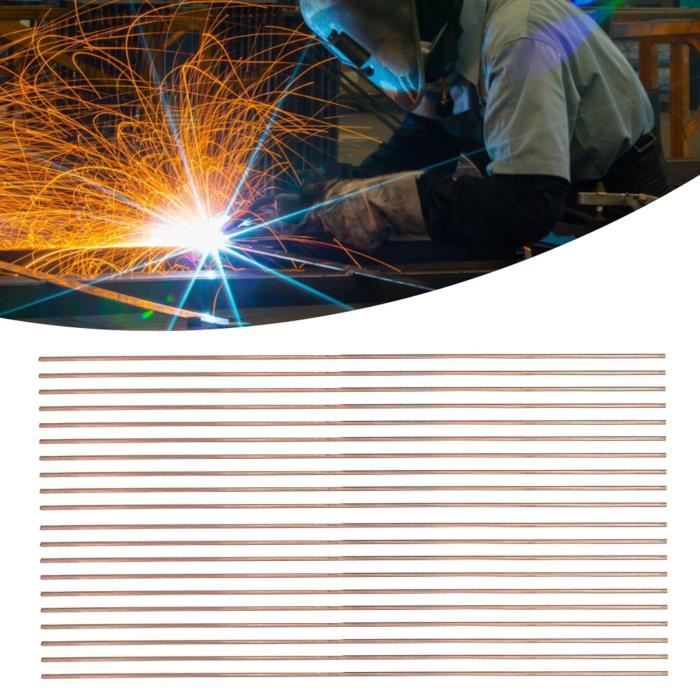 20 Tiges Brasure Cuivre-phosphore - 25 Cm - Pour Soudage Climatisation Et Frigo - Professionnel Ou Bricolage - 9