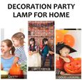 1 Pc Lantern Light Pumpkin Lamp Decoration Party pour la maison taie oreiller linge de lit-1