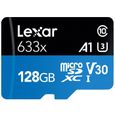 Carte mémoire 128GO Lexar High-Performance 633x microSDXC UHS-I-1