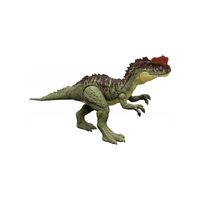 Jurassic World Figurine de Yangchuanosaurus Mega Action dinosaures carnivores Gros Dégâts avec code ADN caché et scannable, à