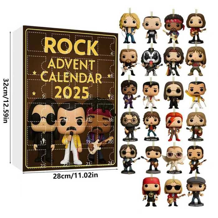 Calendrier De L'Avent 2025 Legends Of Rock & Metal Pour Homme