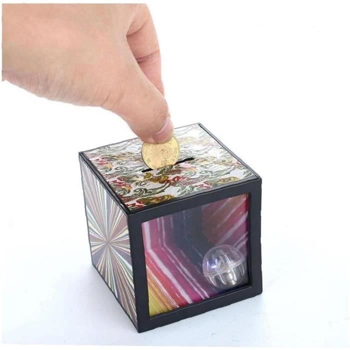 Tirelire Coin Pot Tirelire Magique Tirelire Flash Coin Box Vanishing Coin  Box Flash Bank Toy[H2244] - Cdiscount Maison