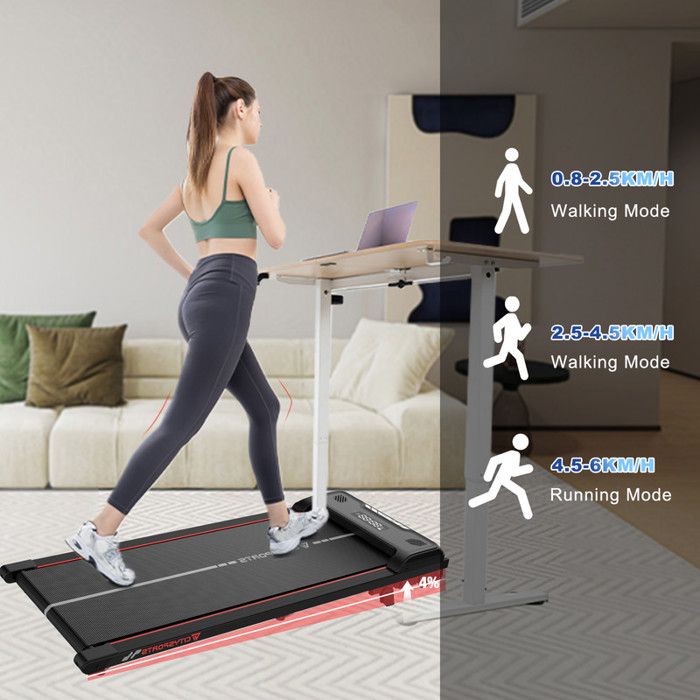 Tapis De Marche Pliable Avec écran LCD - Marque Copant, Vitesse Max 6 Km/h, Inclinaison 6% - Neuf