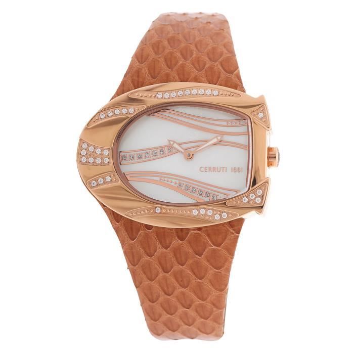 Cerruti Femmes Montre Brun CRP003SR28BR Cdiscount Bijouterie
