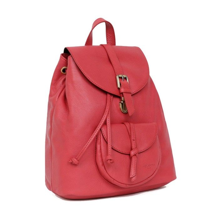 Sac Hexagona Rouge Sac à Main Hexagona En Cuir Rouge Pallas Cuir