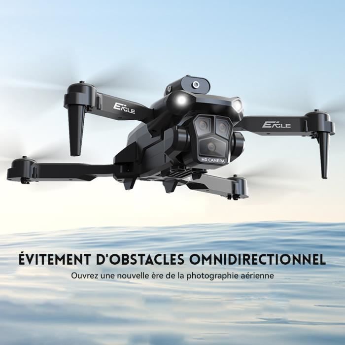 HYTOBP Drone professionnel GPS 8K FPV 3KM Nacelle mécanique à 3