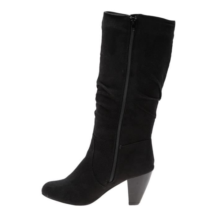 Bottes Femme Noir Cdiscount