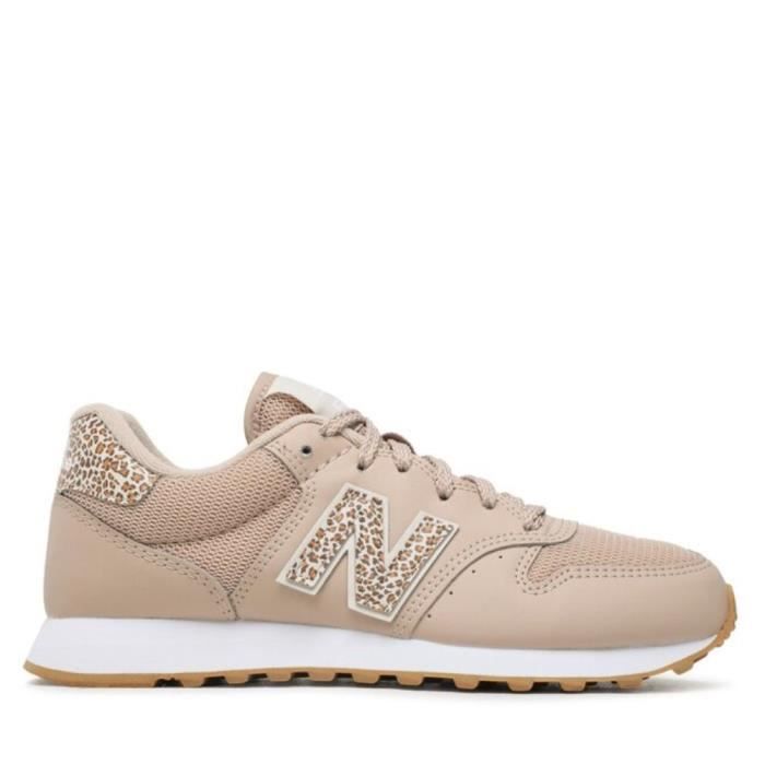 Basket Femme New Balance 500 - GW500CW2 Beige - Cdiscount Chaussures