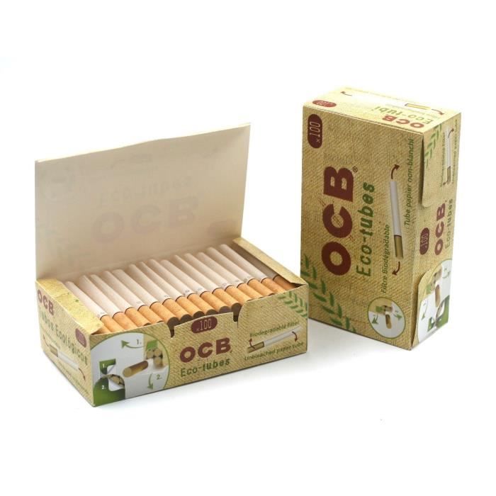 Boite 100 Eco-Tubes avec Filtres Biodégradables - OCB - Cdiscount Au ...