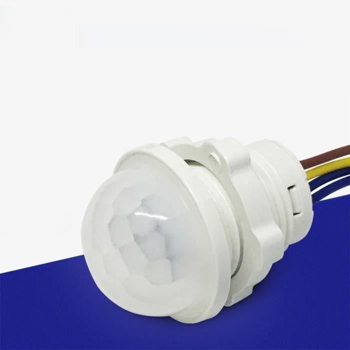 Détecteur De Mouvement PIR SODIAL – Ultra-mince, IP65, Réglable 85-265V AC