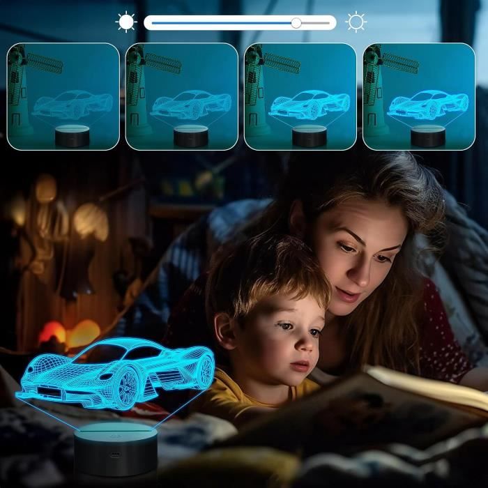 Créatif 3D Gymnastique Nuit Lampe 16 Couleurs Changeantes Puissance Usb