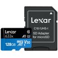 Carte mémoire 128GO Lexar High-Performance 633x microSDXC UHS-I-2