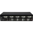StarTech.com Commutateur KVM 4 Ports DVI USB, Montage en Rack et Audio - Switch KVM - 2560x1600 (SV431DVIUAHR)-2