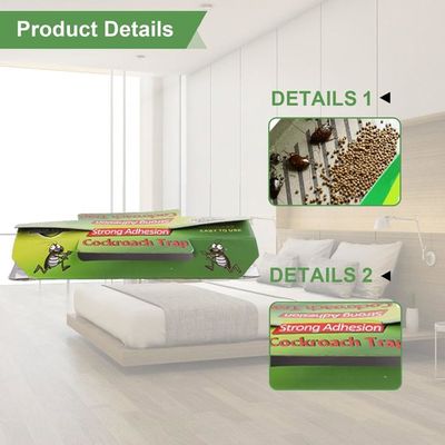 WEFHEF 10 Pcs Piège Cafard Collant Puissant, Piège Fourmis Adhésif, Pièges Cafards Et Blattes Puissant Professionnel, Pièges Fourmis Intérieurs 33×22cm, Pour Maison, Entrepôt, Restaurant, Bureau