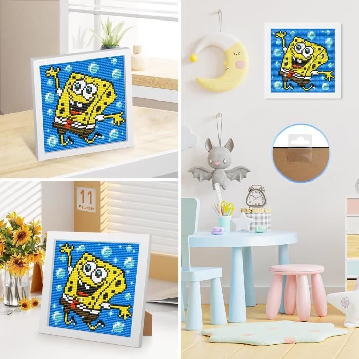 5D Diamond Painting Animé Broderie Kit Complet Avec Cadre Pour Enfants