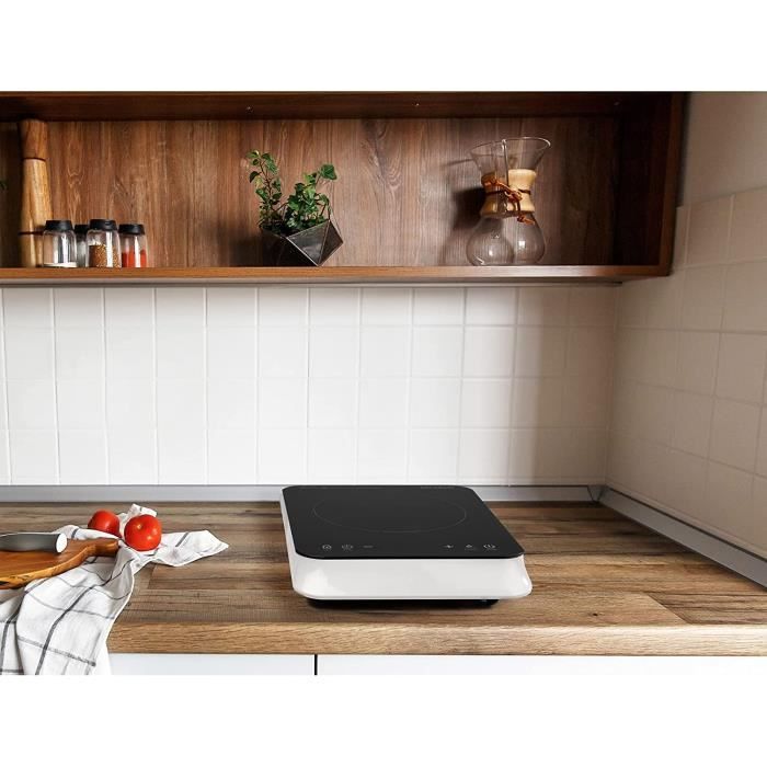 Plaque Induction Portable BELDEKO 2 Feux 3500W | Minuteur, Touches Tactiles, Verrouillage Enfant
