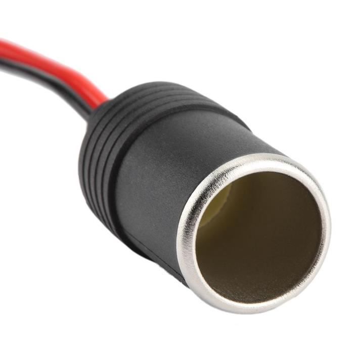 Câble Allume-Cigare 3,6 M – Adaptateur 12V/24V Pour Voiture – Prise Allume-Cigare Avec Clip