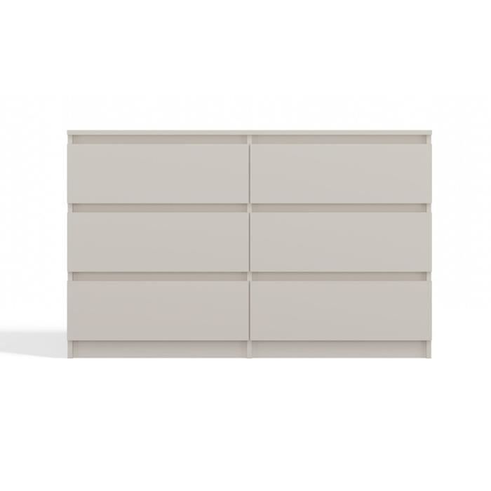 Commode 3 Tiroirs 70cm, Couleur: Noir Mat-noir Brillant, Meuble De Rangement, Armoire Chambre Adulte, L: 70 Cm, P: 39 Cm, H: 79 Cm - Maison