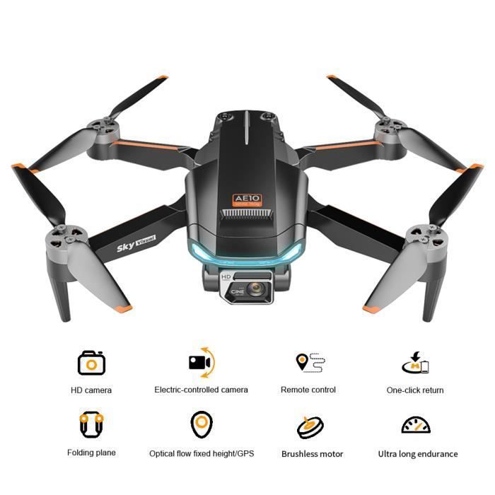 Drone GPS pliable Gps drone avec caméra 4k adulte, quadricoptère avec  moteur brushless, sac de transport, portée de contrôle à distance