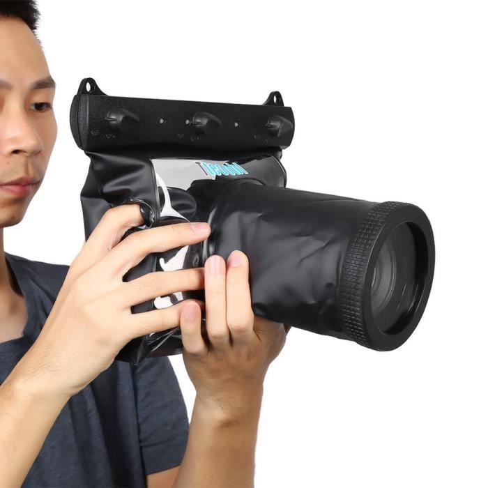 Sac etanche pour appareil photo Fdit Pochette etanche HD pour boitier etanche Canon SLR Noir Cdiscount Appareil Photo
