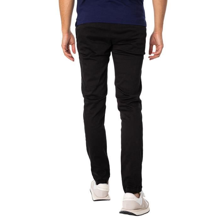 Pantalon homme noir on sale slim