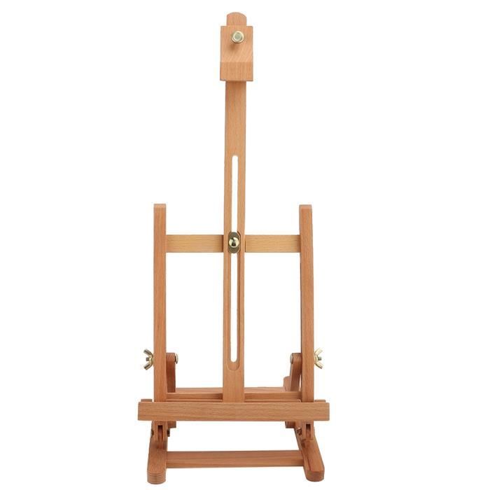 VISWIN Grand Chevalet De Table Réglable 3 Tiroirs - Boîte Peinture Bois Hêtre Portable Artiste