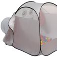 Tente de Jeu pour enfants Maison Jouet JUMBO | incl 200 balles multicolores + tunnel + pratique étui pour le garder / transporter...-3