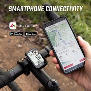Compteur GPS Pour Vélo Sans Fil - Écran 2,4", Autonomie 28h, étanche IPX7, Recharge USB-C, Support Inclus