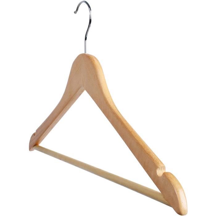 Cintre Vintage En Bois Avec Crochet – Déco Rétro