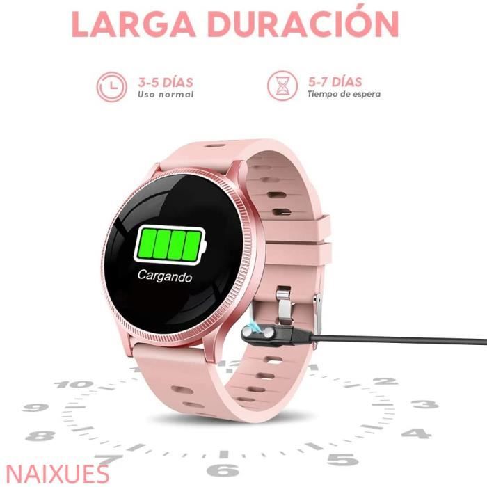 NAIXUES Montre Connectee Femme avec Frequence Cardiaque Fonction Feminine Moniteur de Sommeil Podometre Calories IP67 Cdiscount Telephonie