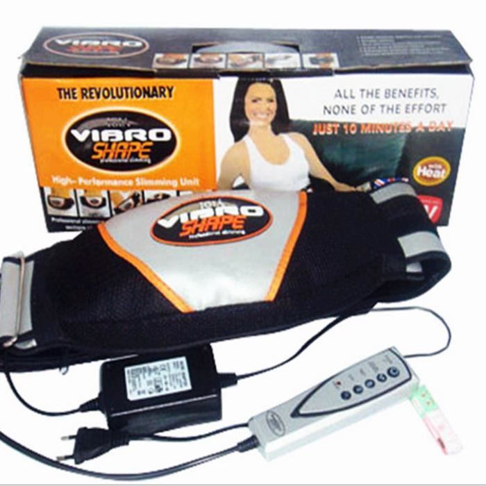 Ceinture amincissante vibrante chauffante vibro shape hot sale