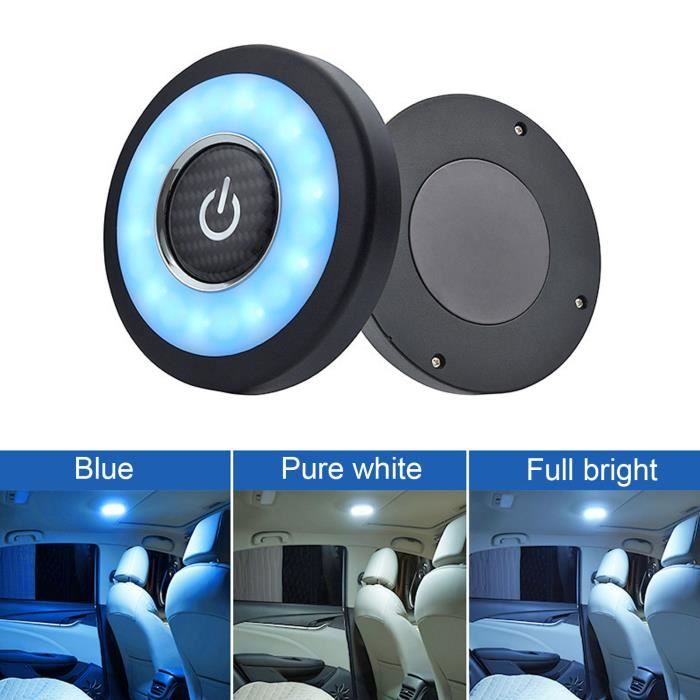 LED Lampe De Lecture De Voiture Lumière Bleu Intérieur Eclairage Plafond  Voiture Éclairage Du Coffre - Cdiscount Auto