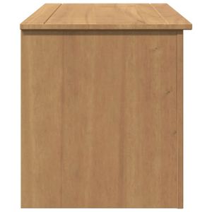 Coffre Banc En Bois Pin Massif 97x40x40cm DFL - Neuf - Rangement Déco