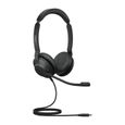 Jabra Evolve2 30 Casque Stéréo Anti-Bruit Certifié Microsoft Teams avec Technologie D`appel à 2 Microphones - Câble-0