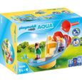 Toboggan aquatique PLAYMOBIL 1.2.3 - Modèle 70270 - Pour enfants de 18 mois et plus - Multicolore-0