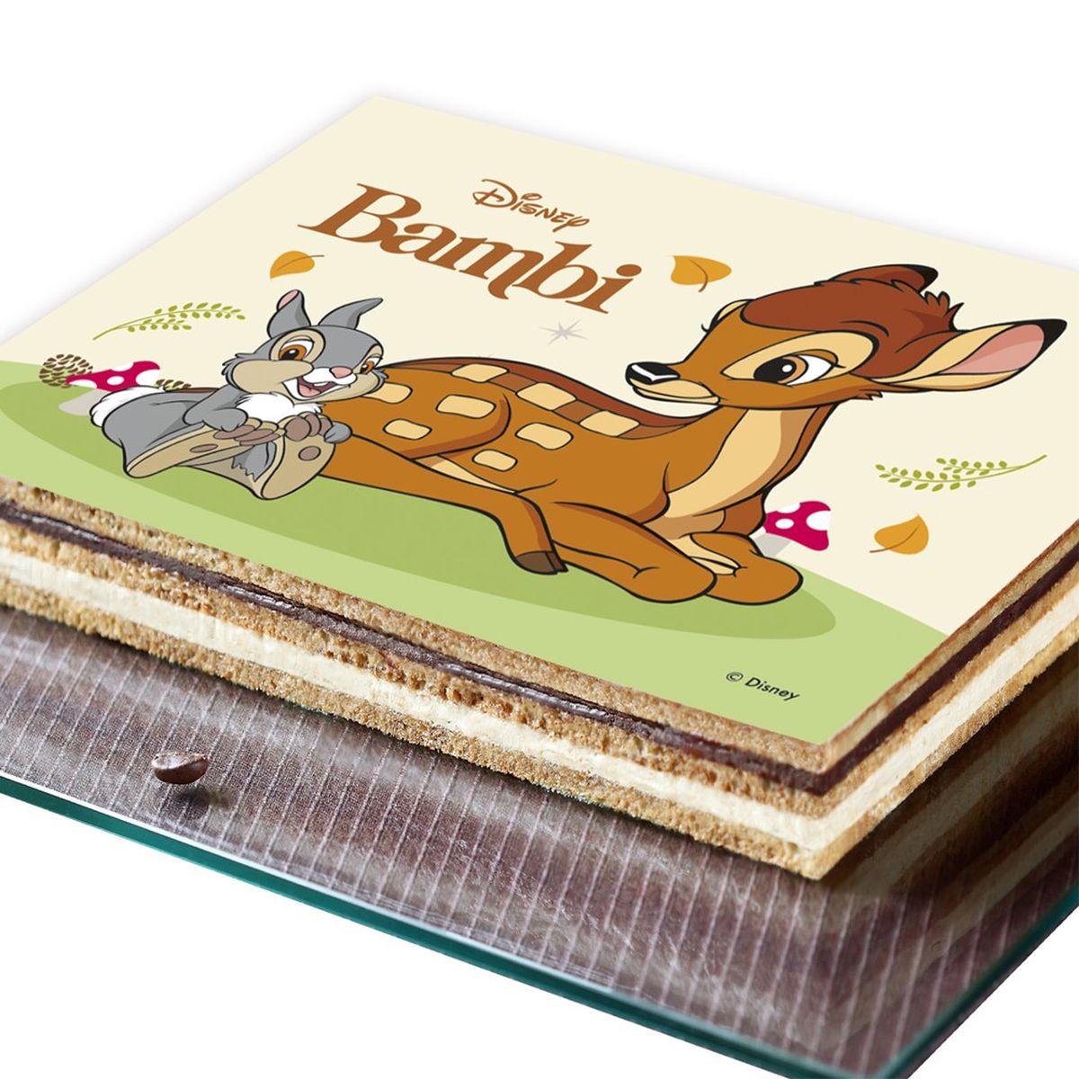 Décoration De Gâteau Comestible Bambi - Disque Azyme 20 Cm - Fabriqué En France