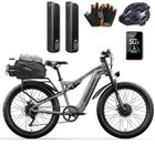 BENFUTO Vélo électrique SHENGMILO S600 2000W moteurs 17.5AH SAMSUNG Double batterie électrique 26 "pouces FAT BIKE E-Bike