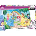 Puzzle Disney Princesses - Nathan - Le jardin des princesses - 100 pièces - Trieur - Dès 6 ans
