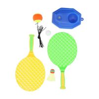 Kit d'entraînement au tennis Kit d'Entraînement Balle Raquette de Tennis Enfants avec Tennis avec Corde-Tennis