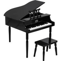 Grand piano à queue noir 30 touches Coloris Unique