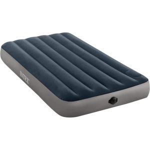 LIT GONFLABLE - AIRBED Twin Dura-Beam Single-High Airbed W- 2-Step Pump Unisex-Adult, Multicolor, Taille Unique[w218]