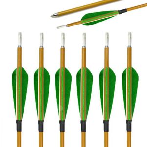 SHARROW 6pcs Flèches de Carbone 31.5 Pouces Flèches pour la Chasse avec Plumes de Dinde Naturelle Spine 500 pour Arc à Poulies et Arc Classique SHARROW 6pcs Flèches de Carbone 31.5 Pouces Flèches pour la Chasse avec Plumes de Dinde Naturelle Spine 500 pour Arc à Poulies et Arc Classique