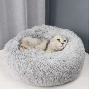 Lionto Panier rond pour chien coussin pour chat panier donut Ø 40 cm (S)  Gris clair - Cdiscount