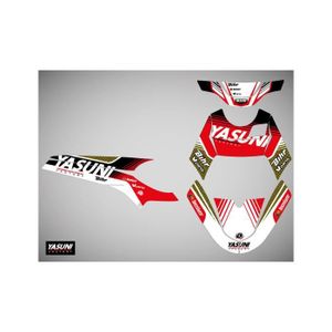 KIT DECO KUTVEK YASUNI ROUGE 780318 Compatible avec YAMAHA 50 SLIDER//MBK 50 STUNT 07//17
