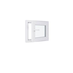 FENÊTRE - BAIE VITRÉE Fenêtre PVC Triple vitrage - Blanc/Blanc - Ouverture à Droite - Largeur 600 x Hauteur 500 mm