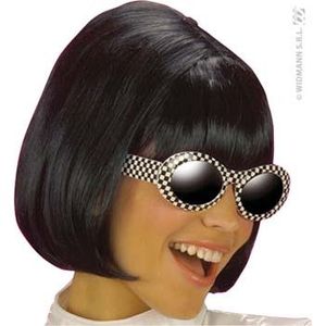Perruque Carrée Années 60 Femme – Brune Rétro, Coupe Courte Iconique Pour Déguisement & Soirée Thème