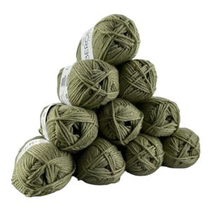 Lot De 10 Pelotes De Laine Bergère De France « Cocoon » – Neuf – Parfait Pour Tricot Ou Crochet