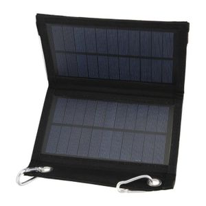 BALISE - BORNE SOLAIRE  Panneau Solaire Portable 4W 2 Panneaux Solaires Pliables Panneaux Solaires Portables Haute Efficacité De Piscine Borne